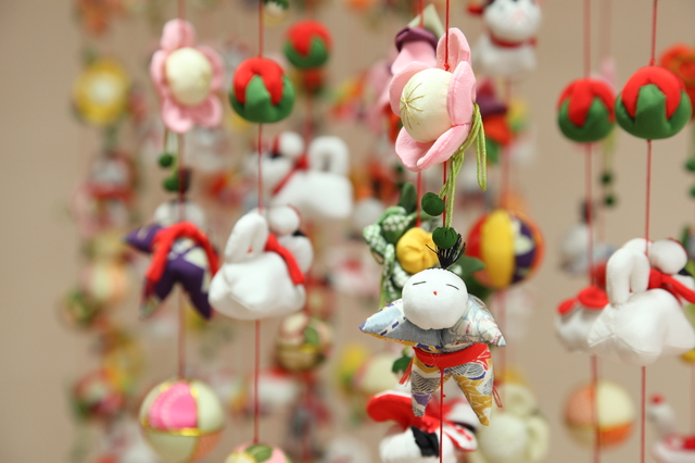 吊るし雛　柳川　さげもん　一対　雛飾り 柳川さげもん 可愛いらしいつるし雛で祝う福岡県柳川市伝統の